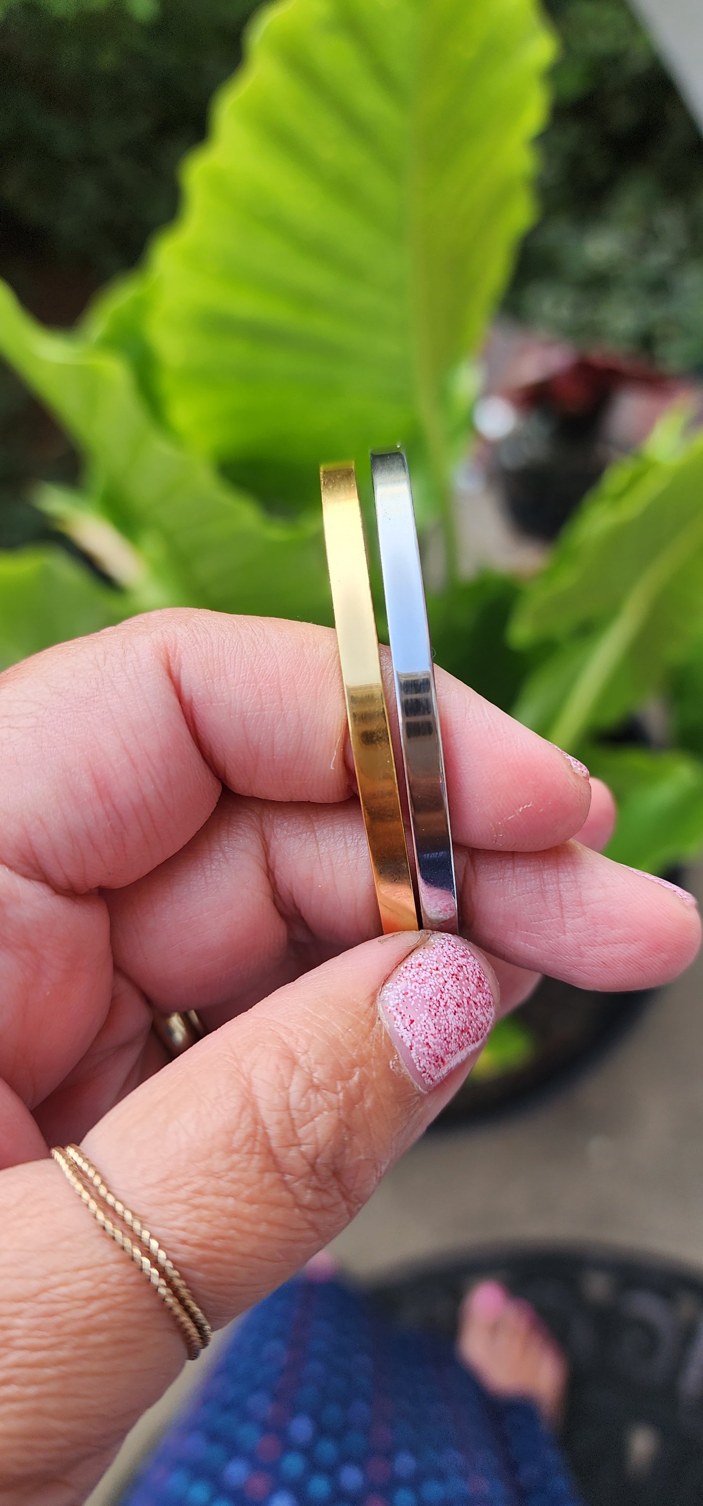 Half Open Stainless Bangle/Cuff For Permanent Jewelry Bracelet