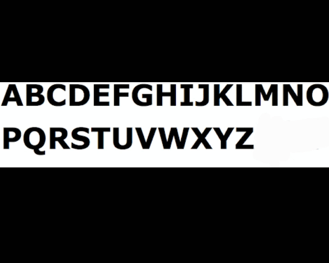 Custom Letter Initial Monogram Connector in sterling silver, gold filled or solid gold