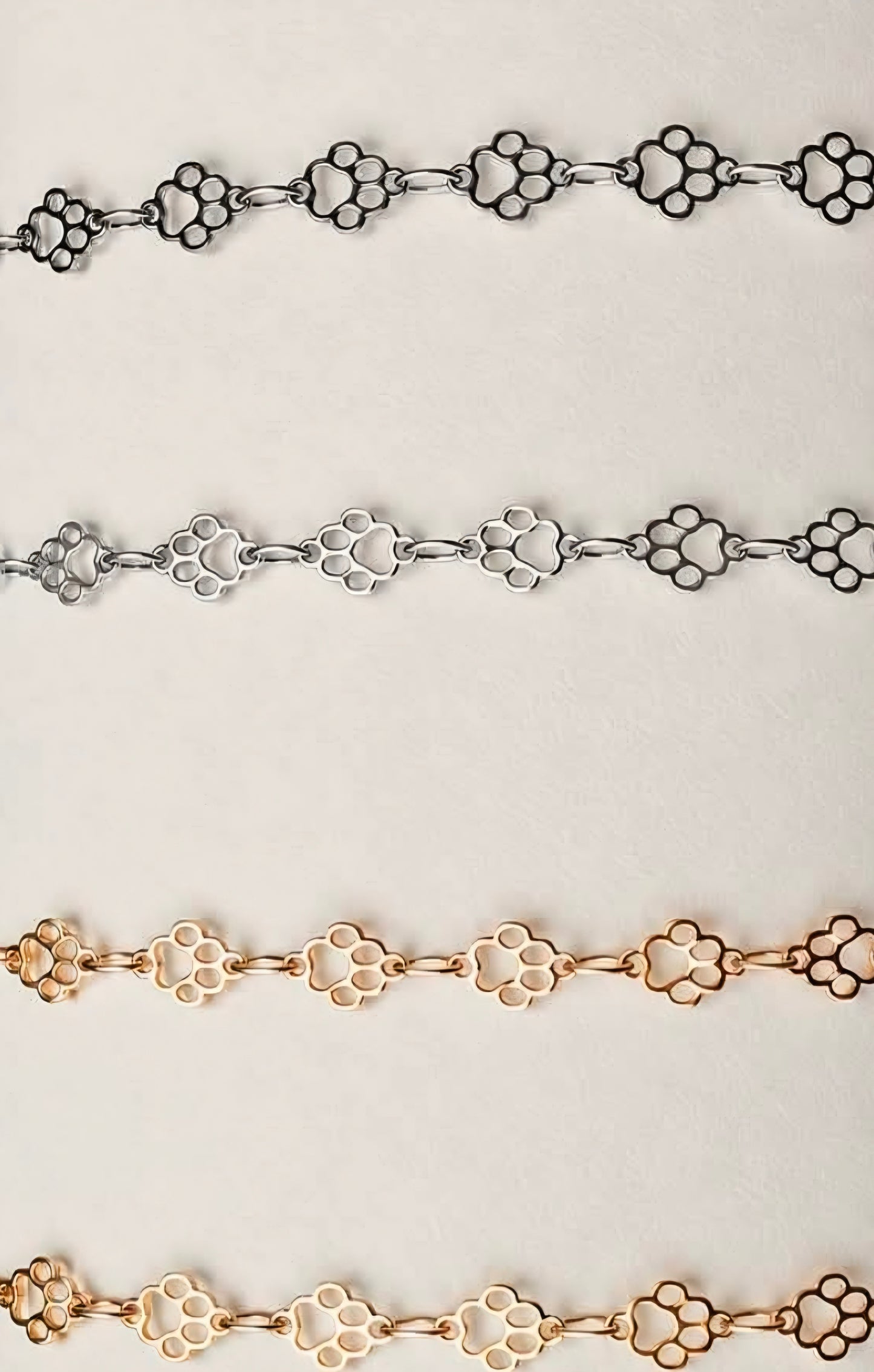 Pawprint Chain by the foot