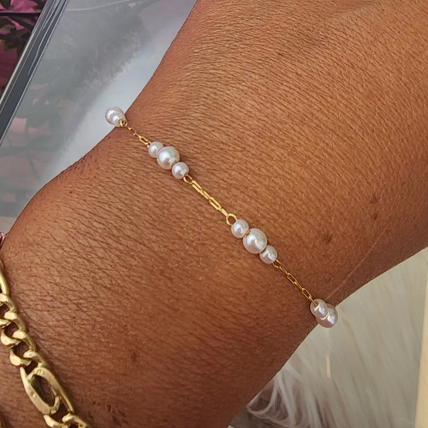 TRIO Pearl Chain by the foot