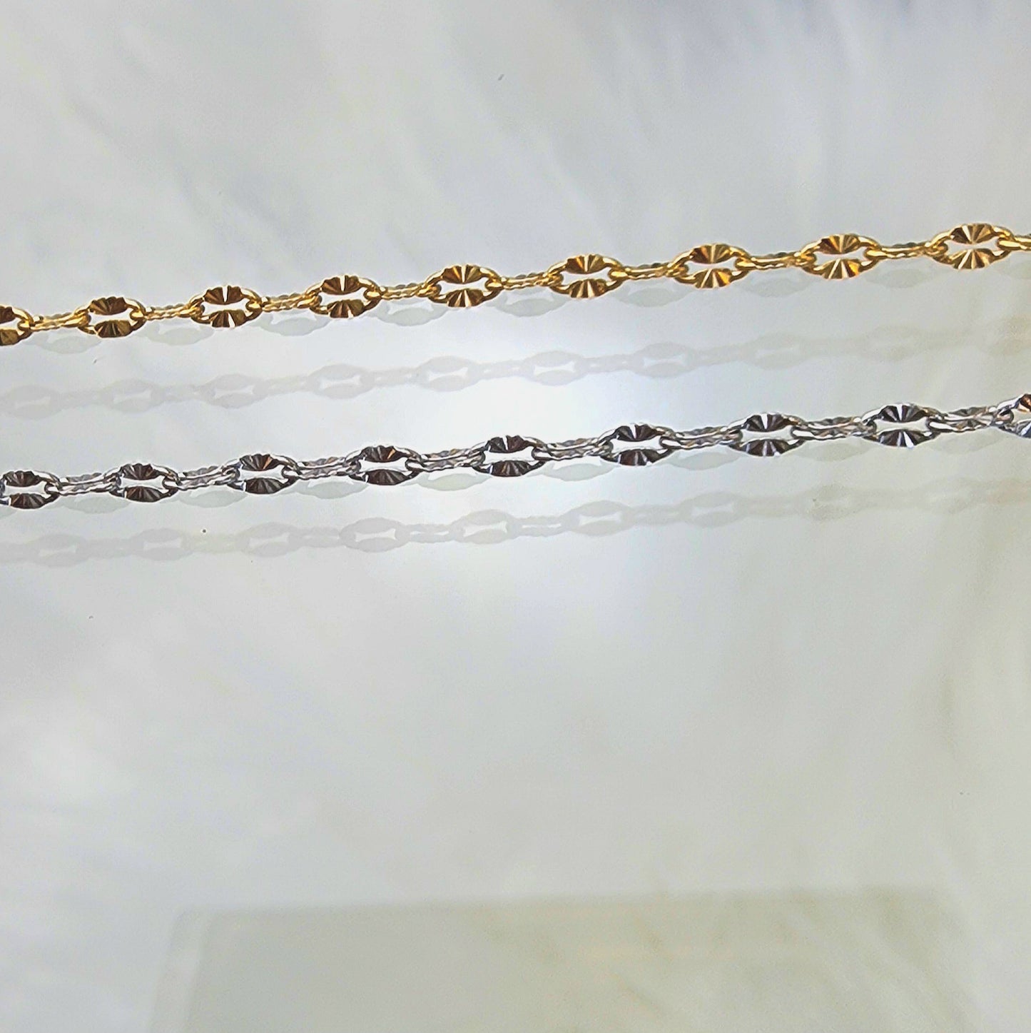 Dainty Shimmering Foil Chain