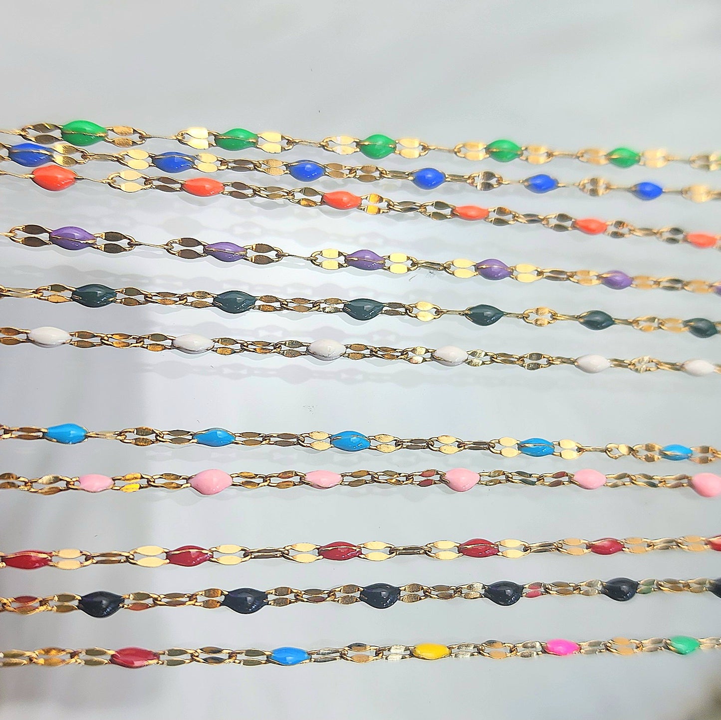 Sequin Color Chain by the foot.