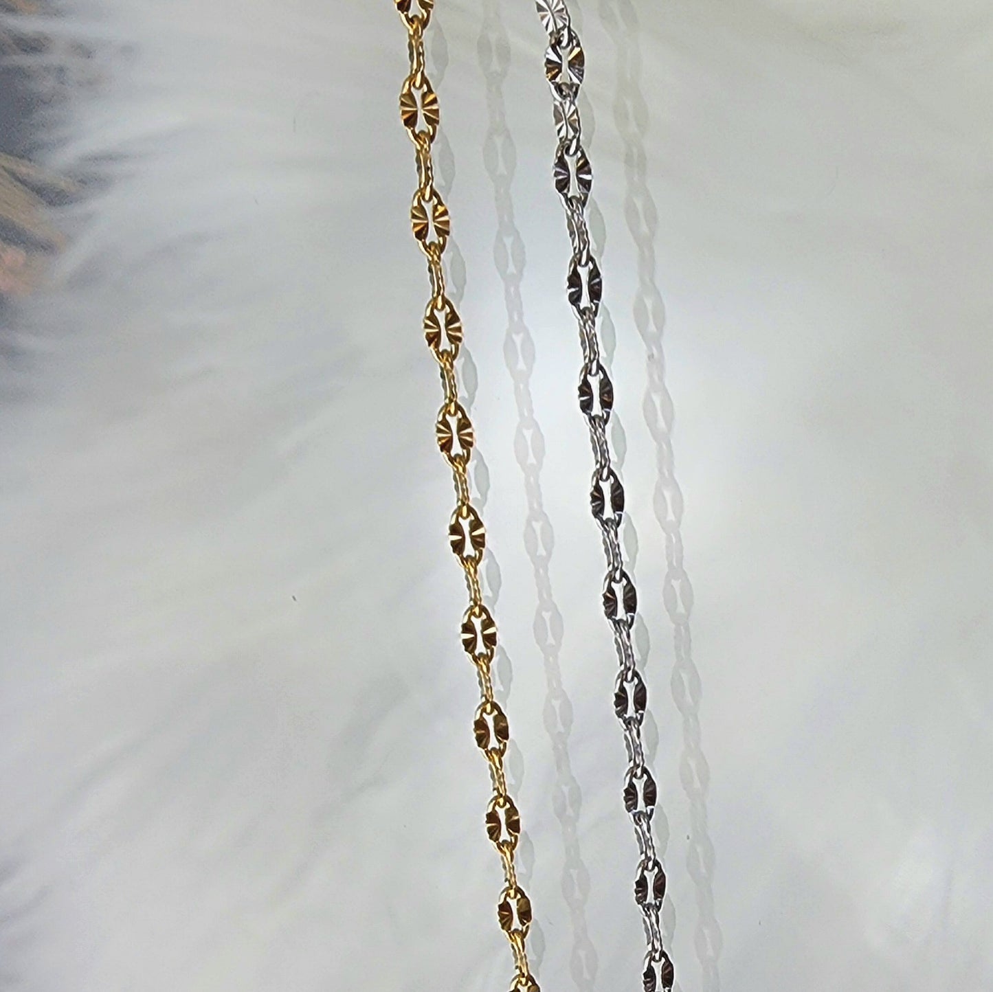 Dainty Shimmering Foil Chain