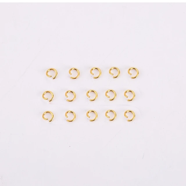 Stainless 5 mm Jumpring for Cuff 15 Pack
