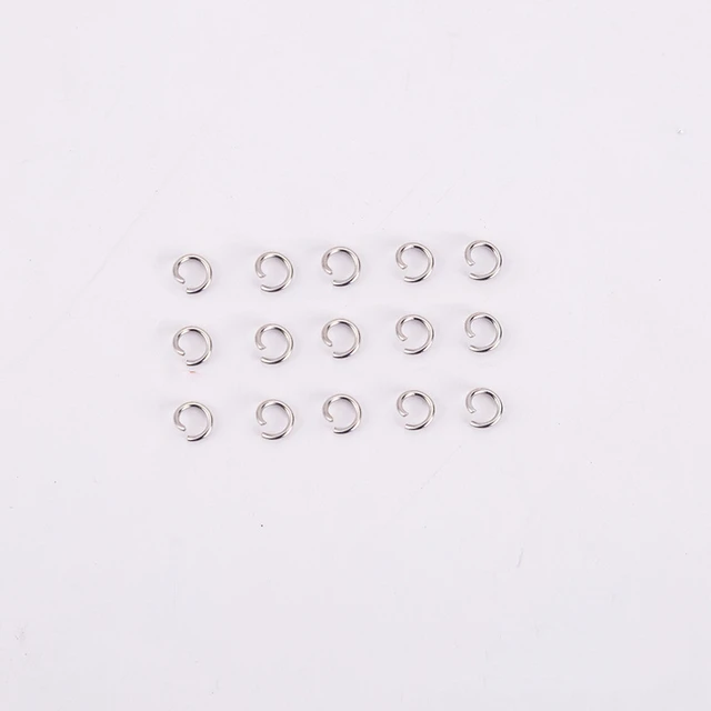 Stainless 5 mm Jumpring for Cuff 15 Pack