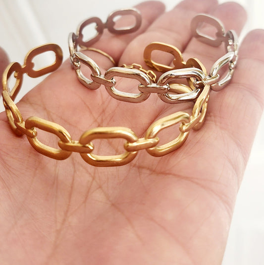 Linked Cuff Bracelet