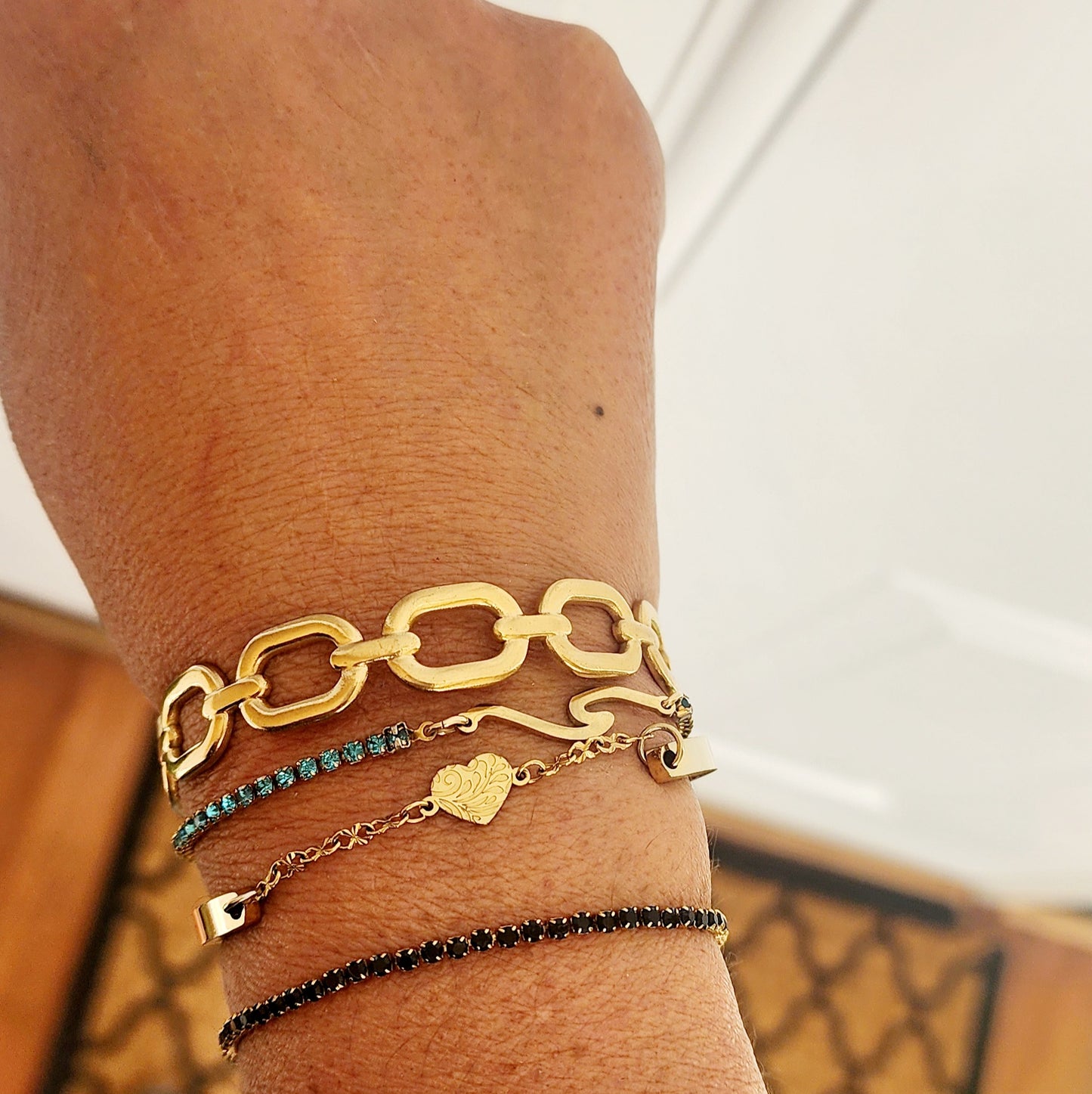 Linked Cuff Bracelet