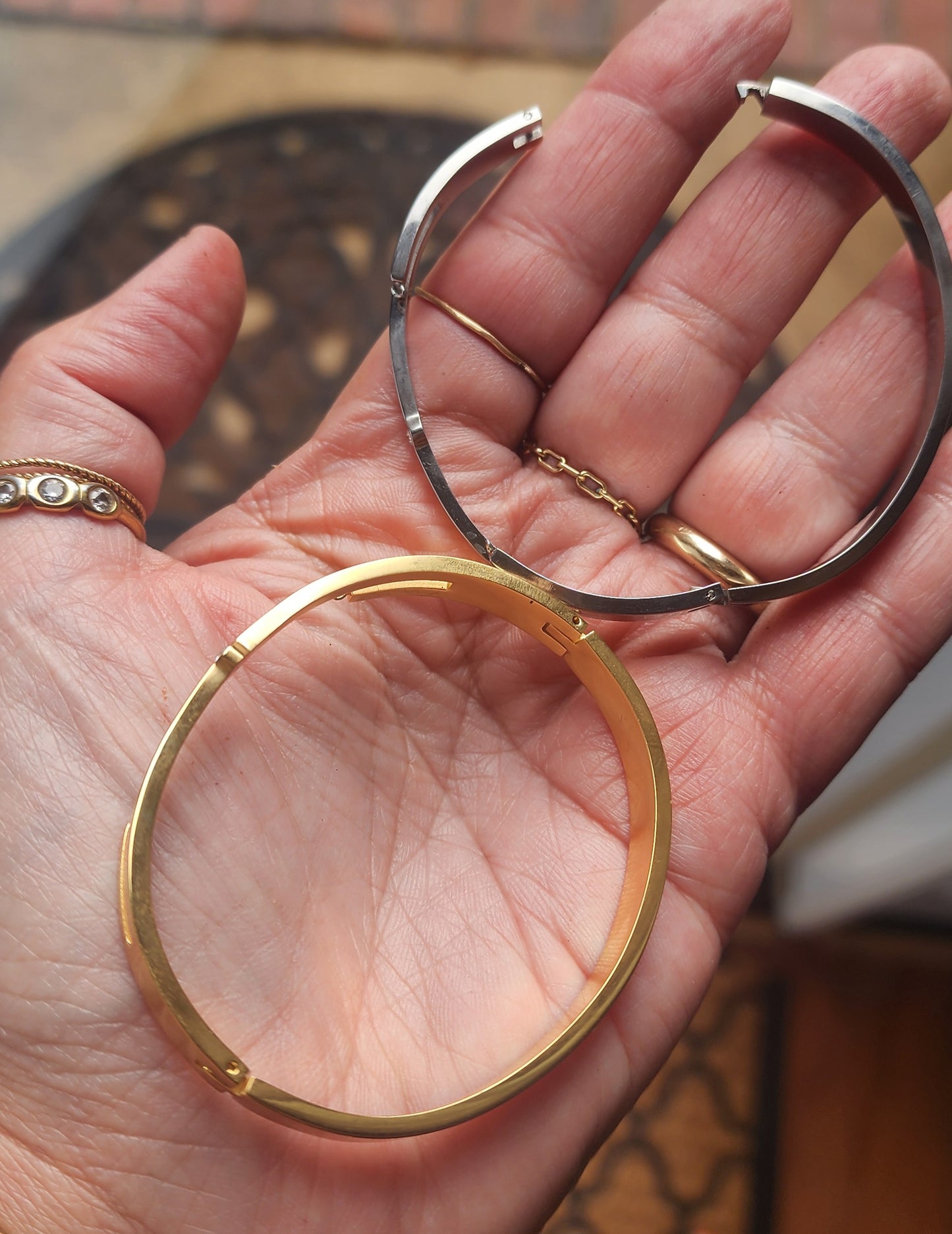 Preorder: Double Stainless Bangle/Cuff For Permanent Jewelry
