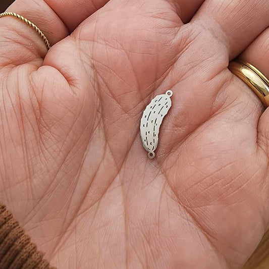 Pickle connector for permanent jewelry