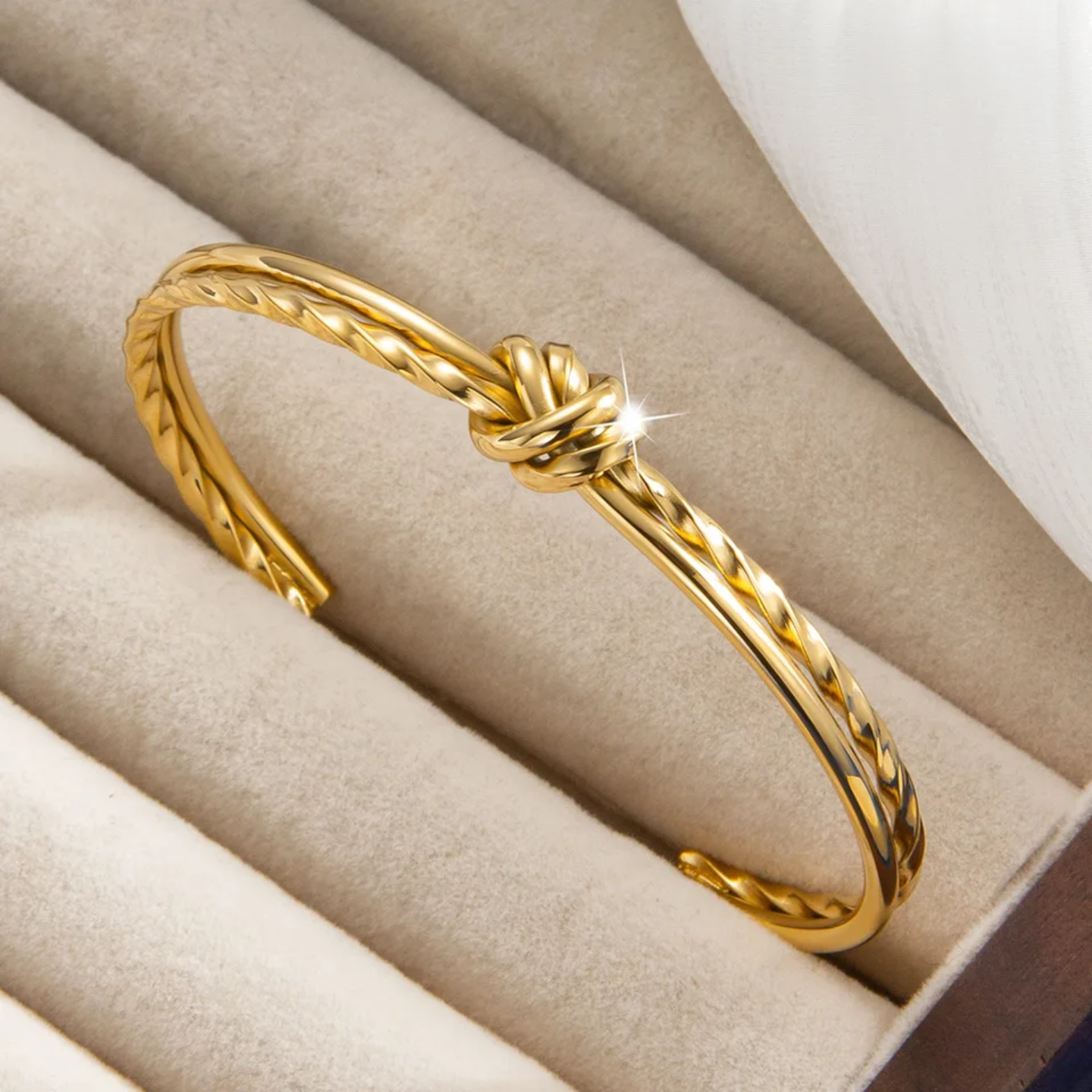 Tie Knot Bracelet Cuff