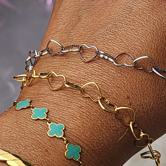 LARGE Heart Chain