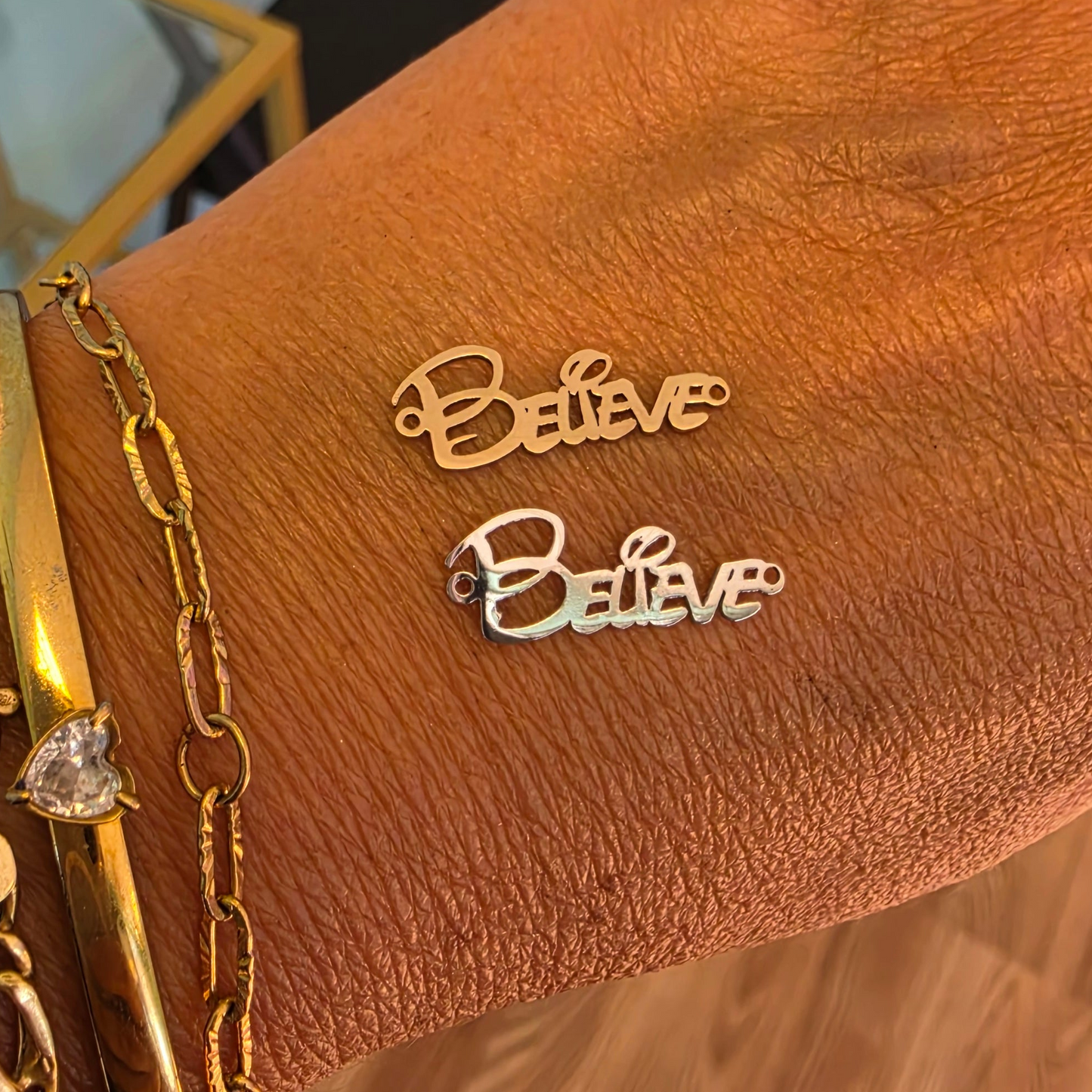 Believe Connector in Gold Filled or Sterling Silver