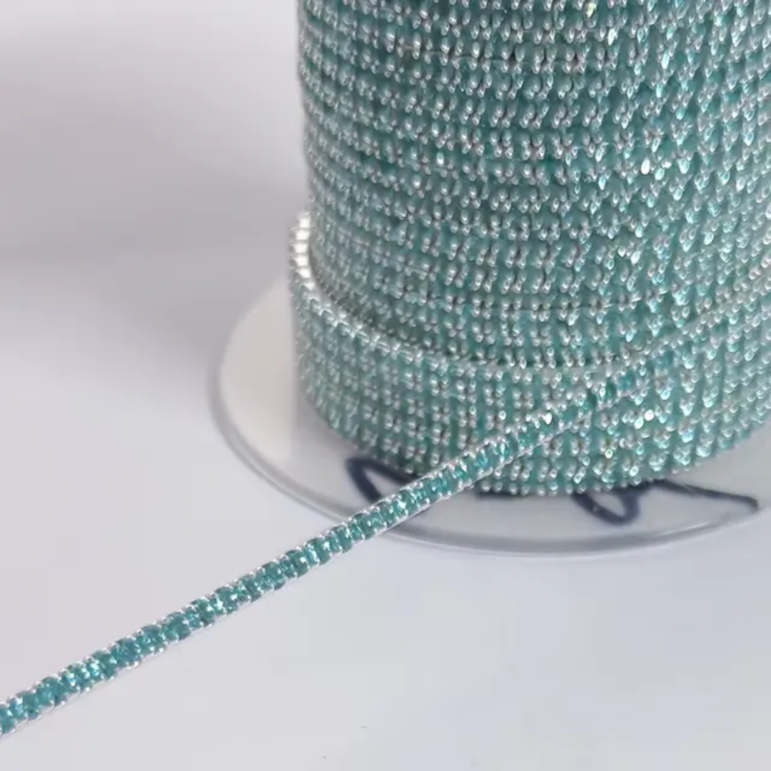 2 mm Tennis Chain Gold Filled or Sterling Silver by the foot