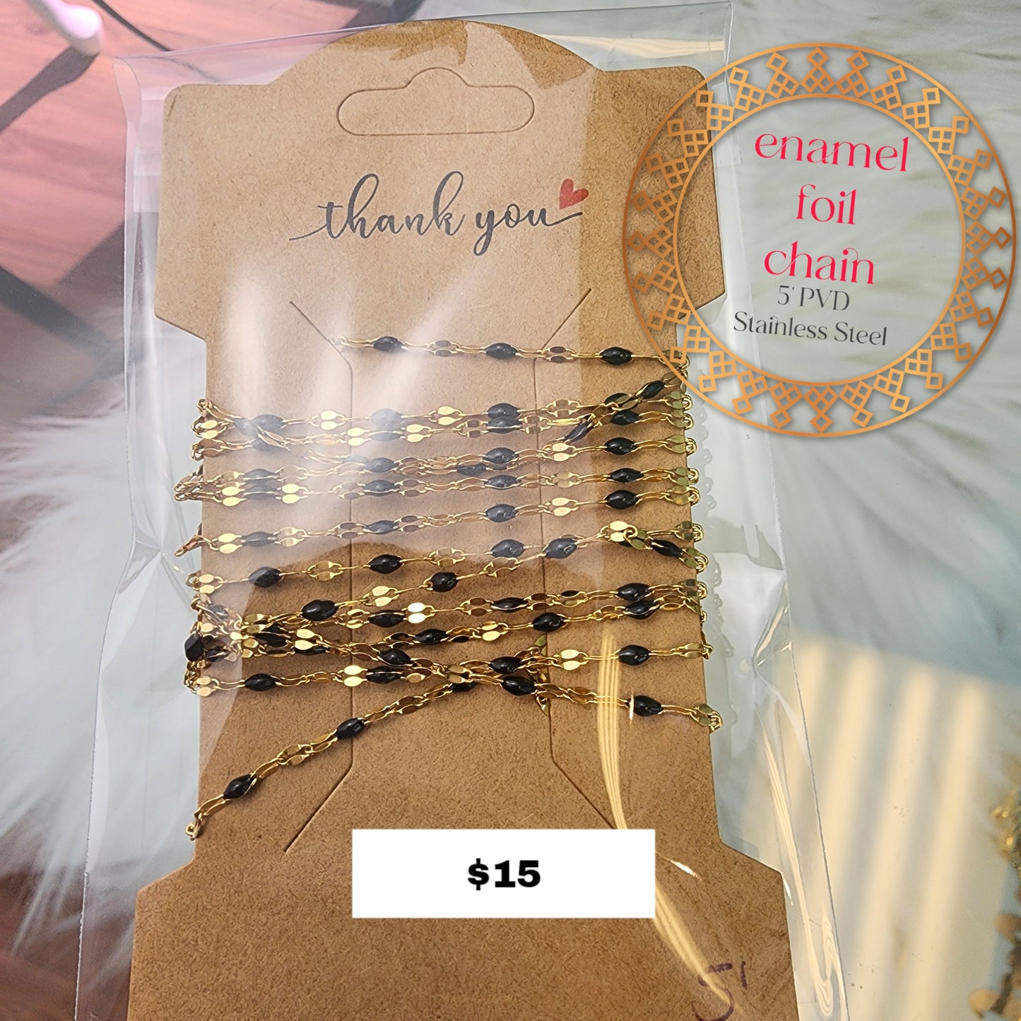 Enamel Foil Chain Pack