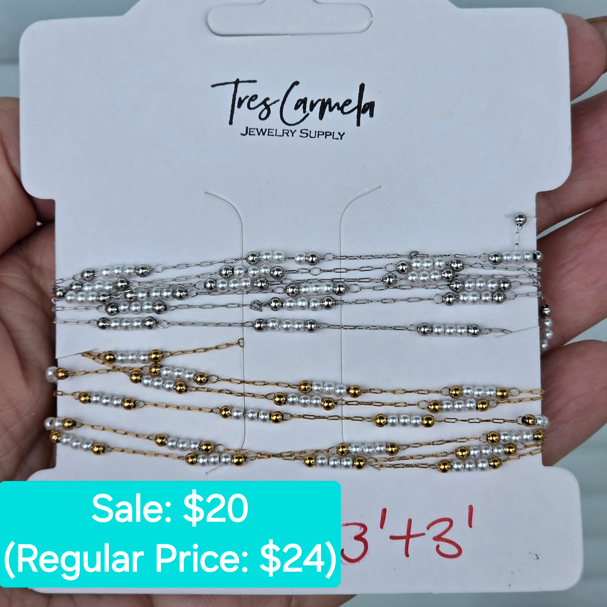 Dainty Pearl Chain Deal