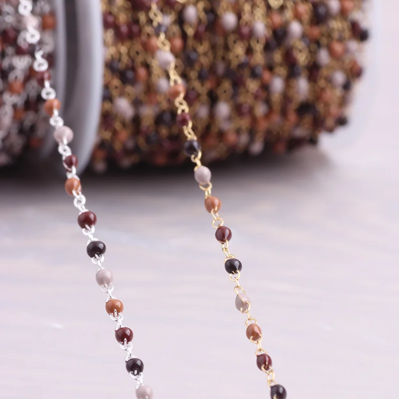 Amber Cable Chain Sterling or Gold filled