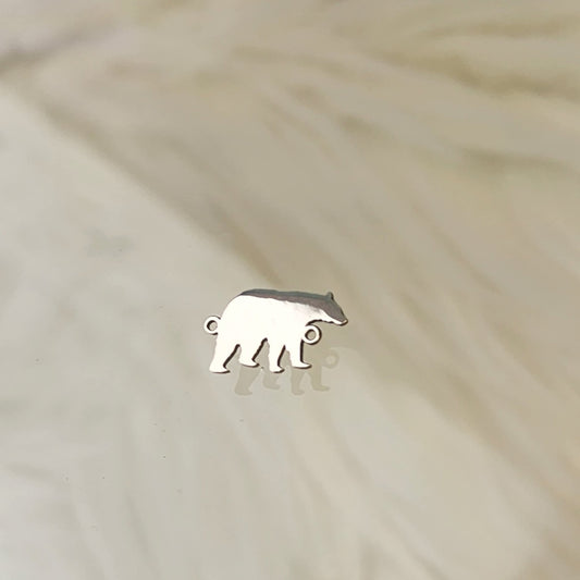 BEAR Connector - Sterling Silver or 14k Gold Supplies for Permanent Jewelry