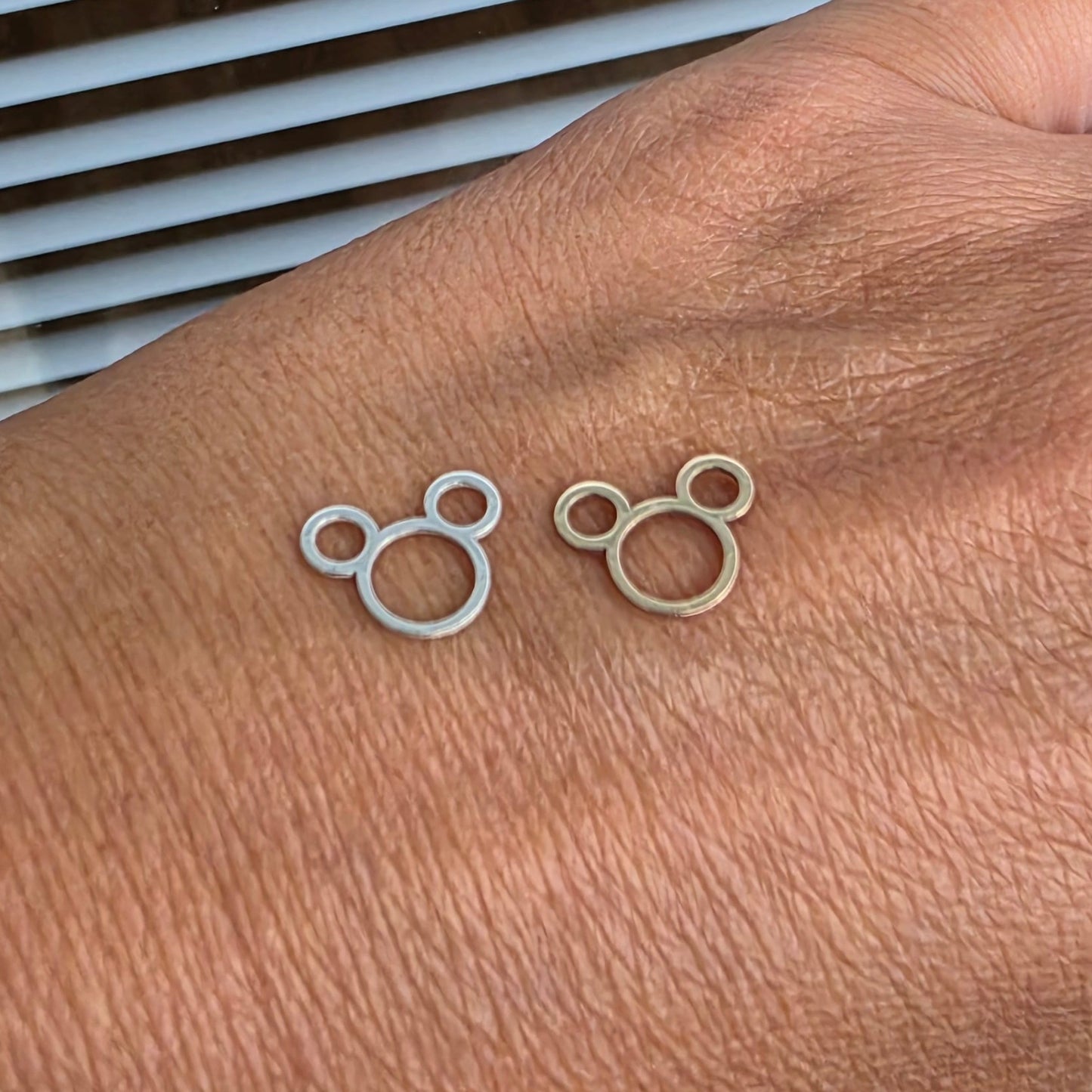 Tres Circle Connector in Gold Filled or Sterling Silver