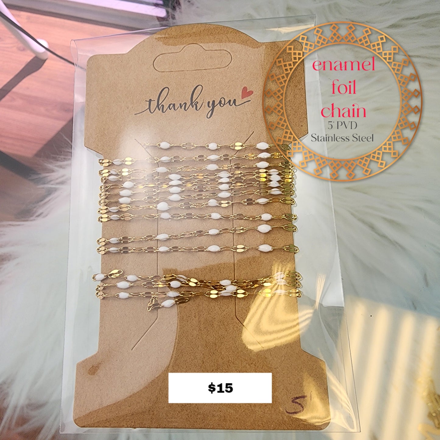 Enamel Foil Chain Pack