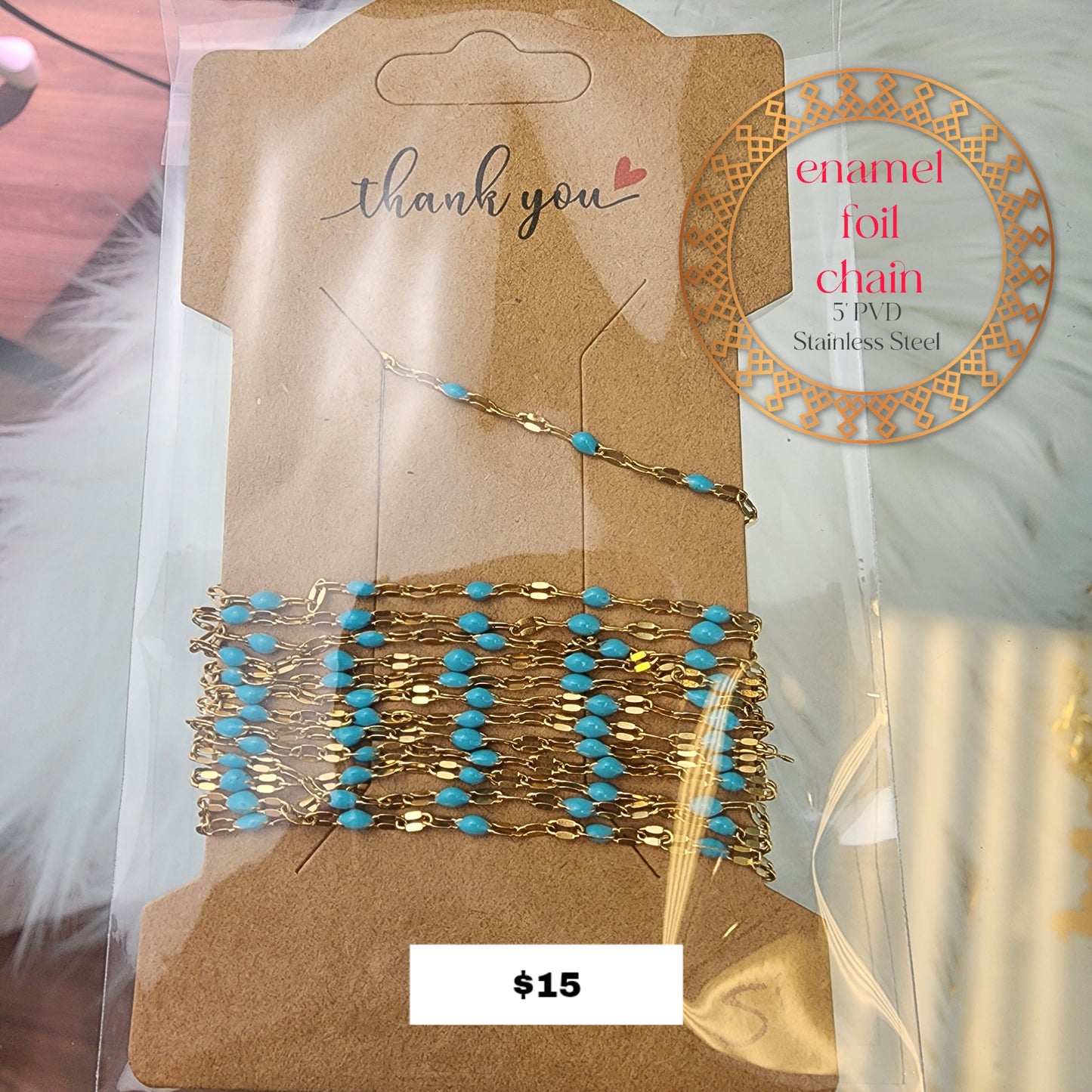 Enamel Foil Chain Pack
