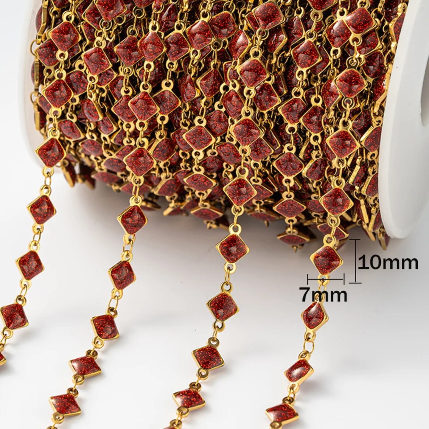 Diamong Glitter Chain by the foot
