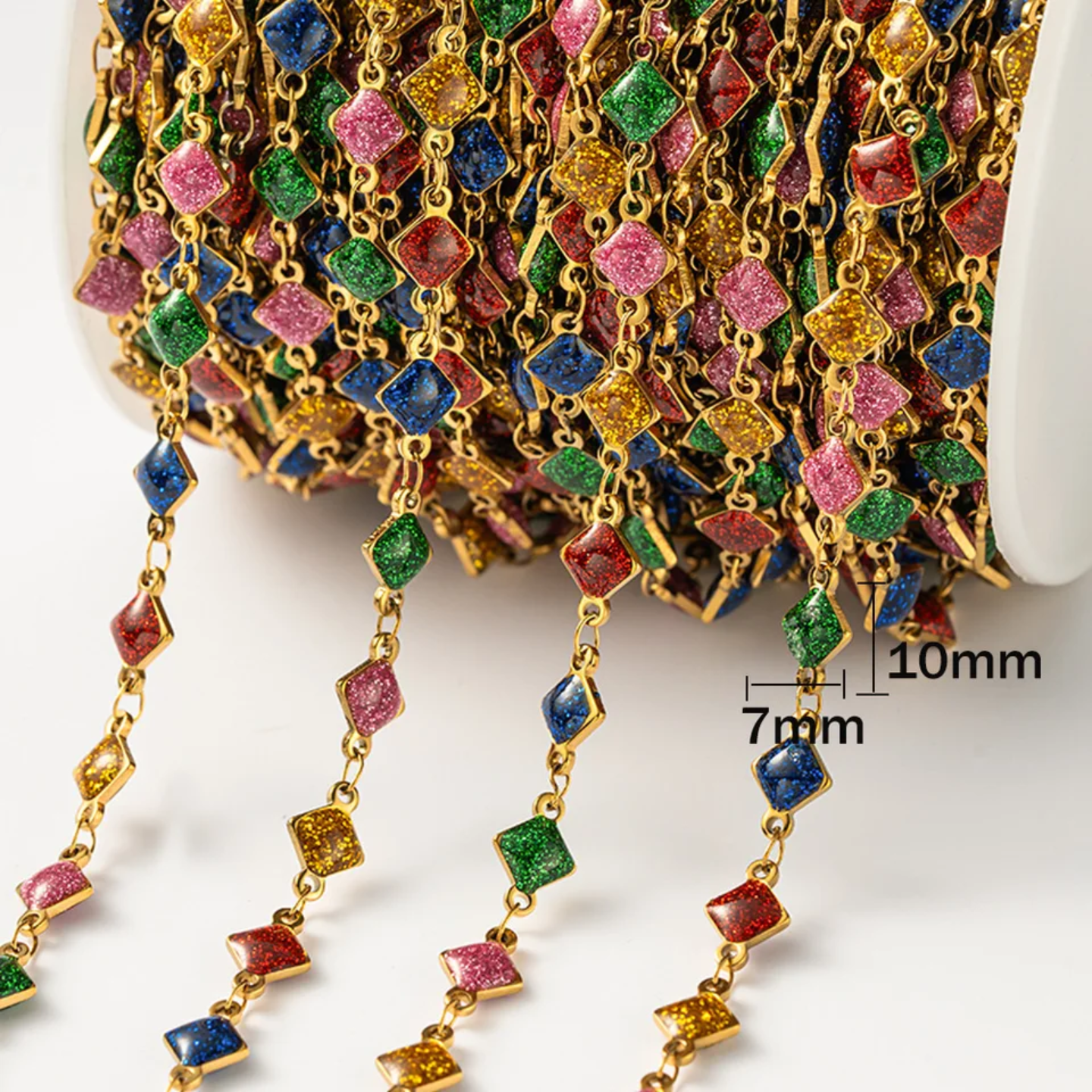 Diamong Glitter Chain by the foot