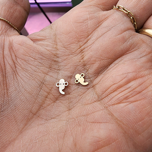 Semicolon Connector - Sterling Silver or 14k Gold Supplies for Permanent Jewelry
