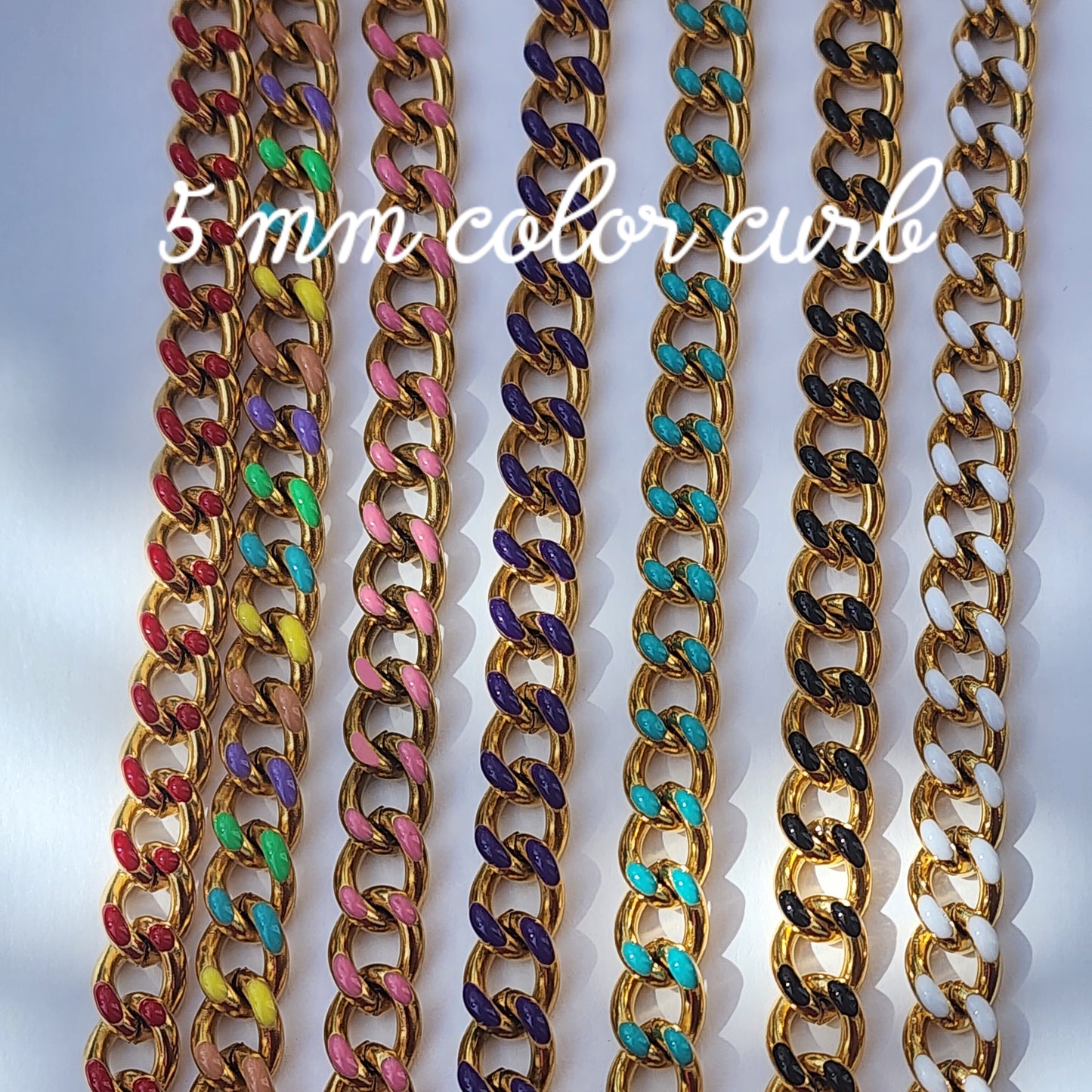 Curb Multicolor Chain