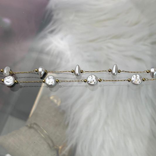Pearl Disc, Rock Pearl Chain by the foot
