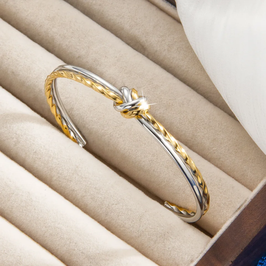 Tie Knot Bracelet Cuff